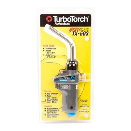 Esab Welding & Cutting TurboTorch Extreme Self Lighting Torches, TX503 Torch Swirl, MAP-Pro/LP Gas 0386-1297